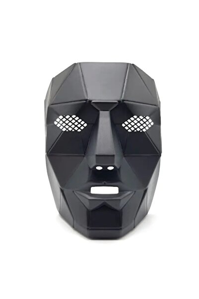 dalimag Squid Game Character Mask, Black, Plastic, For Carnival,