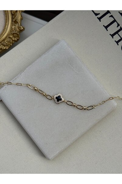 HOUSEKİ Unisex Minimal Bracelet with Single Clover