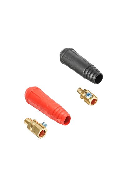 OEM Welding machine connector set RED - BLACK 9mm, diameter FI 10-25mm