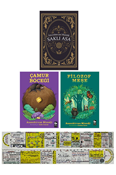 Bilgi Yayınevi Anooshirvan Miandji 3 Kitap Set / Saklı Asa + Çamur Böceği + F...