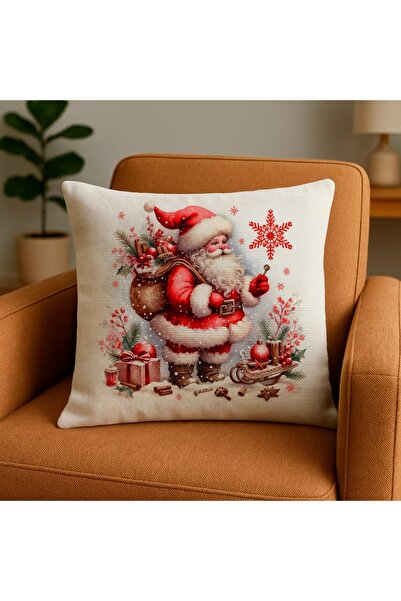 MİNOZA Цифрово отпечатана декоративна калъфка за възглавница с коледен мотив ...