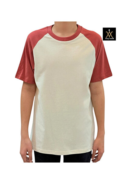 1way Stylish two-tone sports t-shirt