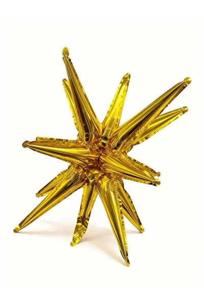 Generic 22 Inch Gold Foil Starburst Balloon - Large Star Party Decoration