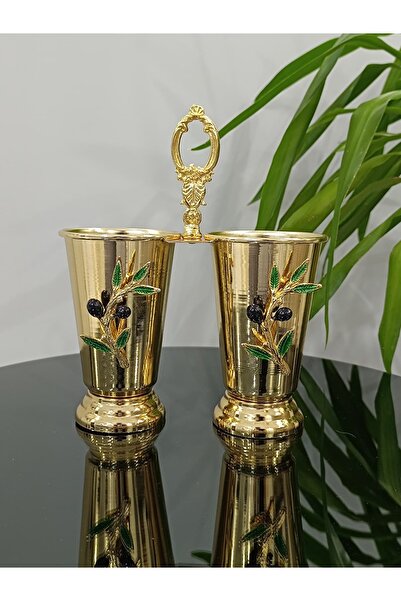 PARILTI HOME COLLECTİON 2'li GOLD KAŞIKLIK