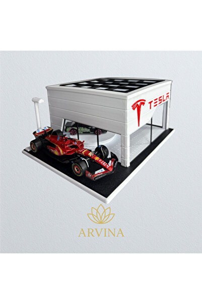 Arvina Atelier Tesla Büyük Showroom | Koleksiyon Garajı | Parlak Logo | 1:64 ...
