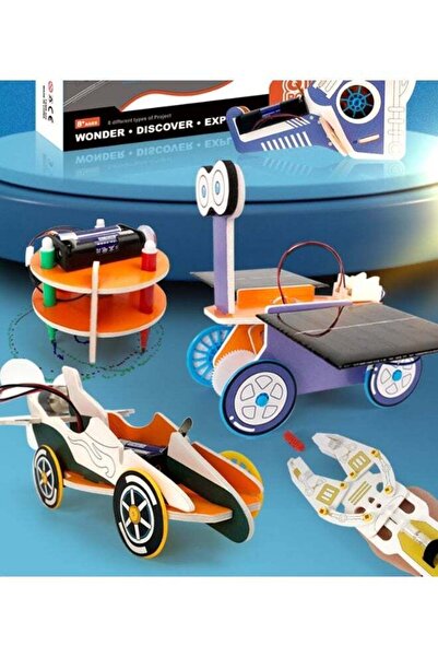 Generic مجموعة ألعاب بناء روبوتات STEM للأطفال (8 في 1) - مشاريع هندسية اصنعه...