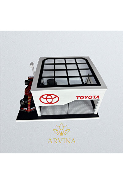 Arvina Atelier Toyota Büyük Showroom | Koleksiyon Garajı | Parlak Logo | 1:64...