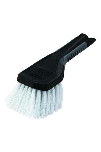 Carrand فرشاة ناعمة المقبض للإطارات والمصدات باللونين الأسود والأبيض 25.6 × 8...