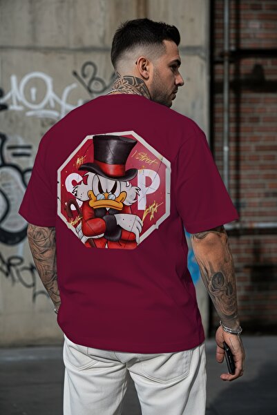 OEM Oversized STOP T-shirt, 100% cotton for men