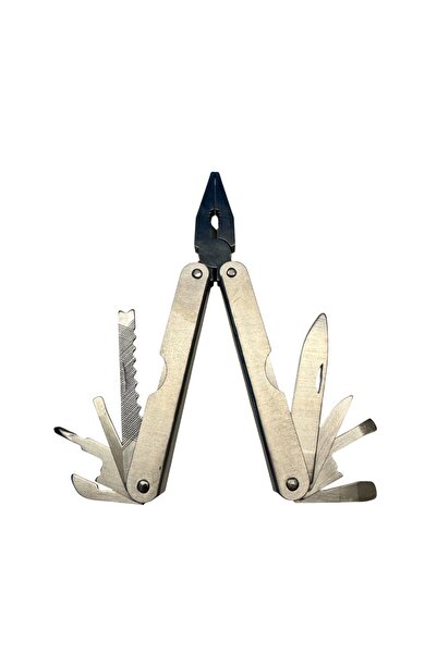 OEM Multifunctional stainless steel knife with 8 additional blades, 15 functions for use, repairs, hiking