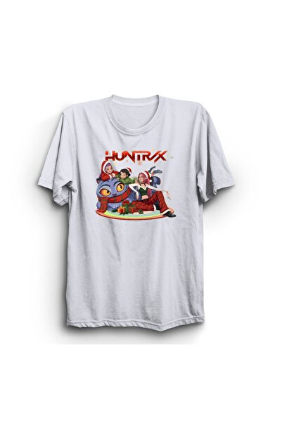 The Fame Kpop Demon Hunters, Huntrix with Derphy, Merry Christmas, Noel Printed , 100% Cotton T-Shirt