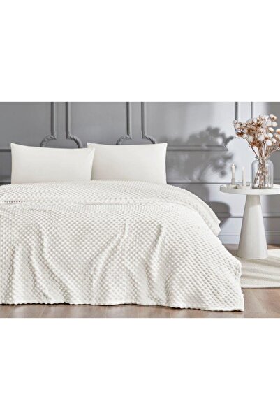 Özdilek Tomurcuk Kemik Çift Kişilik Battaniye