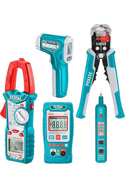 TOTAL 5 Pcs Electrical Test Kit Combo, TOS23026
