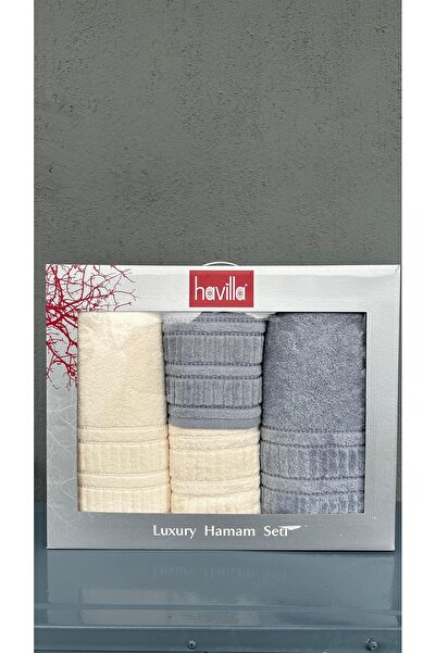 SERENART HOME طقم حمام تركي هافيلا مدخن