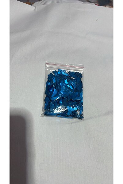 Çiğdem Tuhafiye Oya işleme Pulu 20gr Metalik Mavi