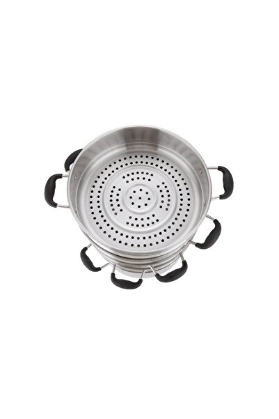 Arshia 5-piece stainless steel steamer set, 30cm