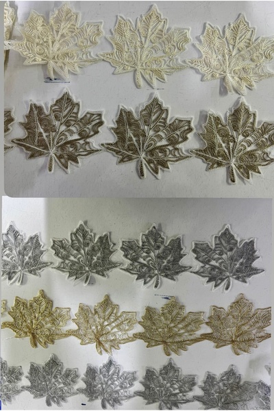 Madamca Mary Gardenia(Linen) French Lace 5-Piece Runner Set Living Room Set Tablecloth