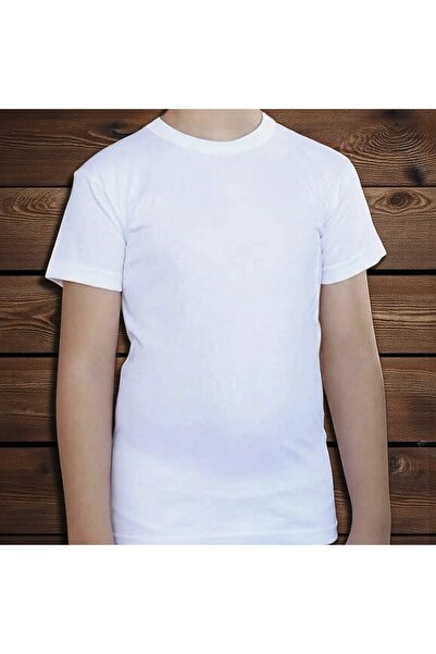 Berrak 100% Cotton Boys' Crew Neck Undershirt (Pack of 2)