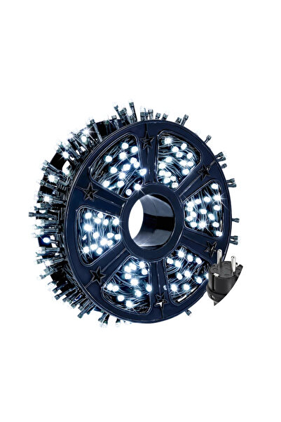 Generic Instalație de Crăciun, interior/exterior, 50 m, alb rece