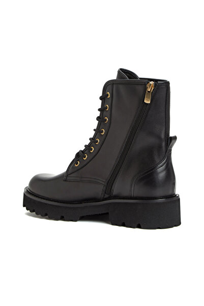 Dıvarese Siyah Kadın Süet Deri Bot