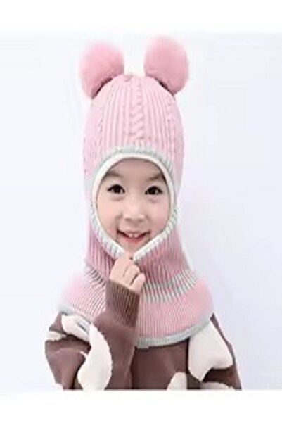 Generic Winter hat for toddlers and babies, lined with fleece, suitable for girls and boys, head scarf with ear flaps.