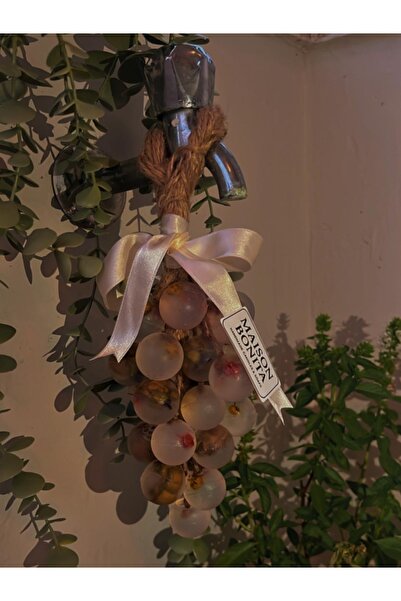 Maison Bonita Kuru Çiçekli El Yapımı Üzüm Şeklinde Musluk Sabunu Lavanta Koku...