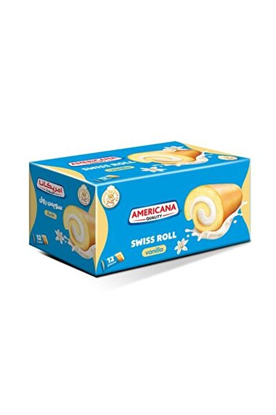Americana رول سويسري بالفانيليا - 12 قطعة (240 جم)