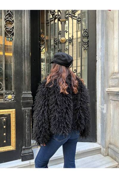 bymaestro woman Women's Lined Bearded Fur