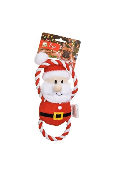 OEM Plush Santa Claus Christmas Toy with Sound for Dogs 13x25cm
