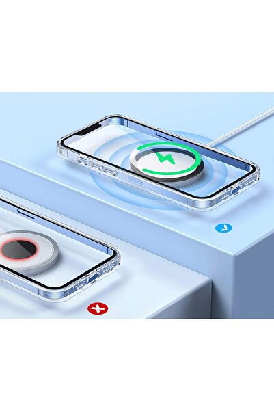 dalip Magnetic Ring for Wireless Charging, Car Mount, MagSafe Silicone for Apple iPhone 12/13/14, Black