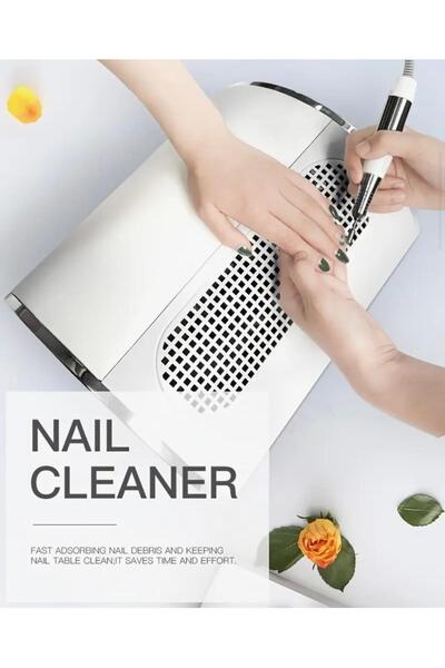 Nail dust collector PROTEZ TIRNAK TOZ TOPLAMA 3 FANLI + 2 ADET TOZ TOPLAMA TO...