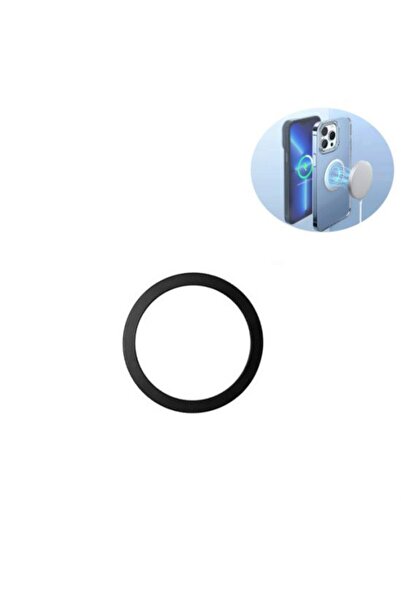 dalip Magnetic Ring for Wireless Charging, Car Mount, MagSafe Silicone for Apple iPhone 12/13/14, Black