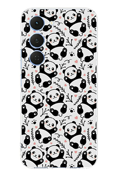 TechTree Tecno Spark 40 Pro Compatible Little Pandas Printed Silicone Case