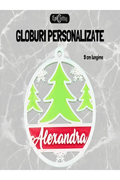 Epic Crafting Personalized Christmas globe with name, Ideal holiday gift