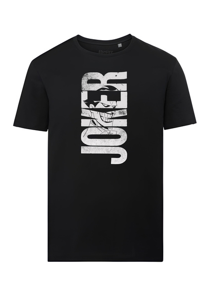 4desire.ro Tricou barbati JOKER Ink, Classic Regular Fit, Bumbac 100%, Vegan Approved