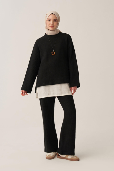 ALLDAY Knitwear Effect Trouser Suit