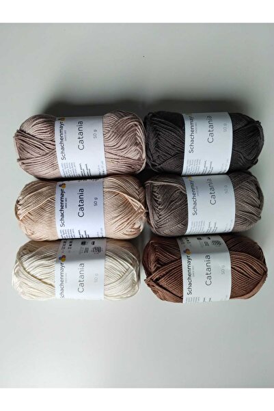 Schachenmayr Σετ πλεκτών κλωστών και βελονάκι για πλέξιμο στο χέρι για τσάντες παιχνιδιών και μπλούζες Catania Amigurumi