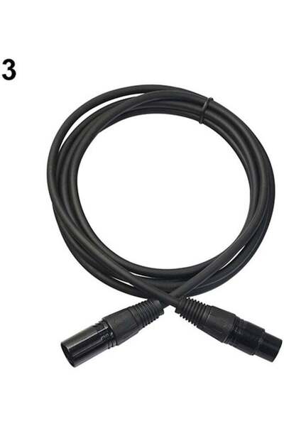 Generic XLR Male To Female 3 Pin MIC Shielded Microphone Audio Extension Cable