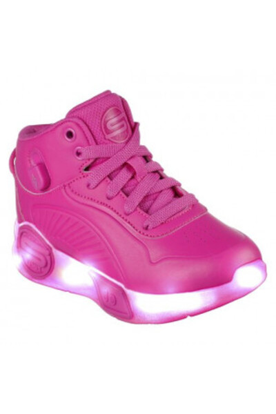 SKECHERS Lights Remix Pink Girls' Boots