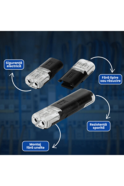 OferteTop Electrical Wire Connectors, With Short Circuit Protection (20 Pieces)