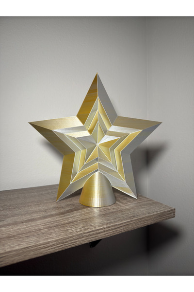 SZD Design Ornament tradițional pentru copac cu stea de Crăciun