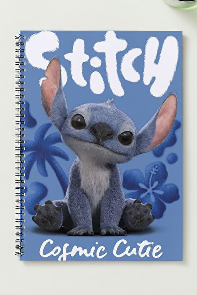 BLACKONECLASS STİTCH A5 Metal Spiralli Çizgisiz Sert Kapak STİTCH Defter