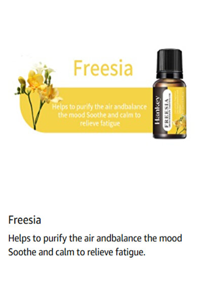 OEM Freesia Essential Oil 10ml – Floral Aroma, Well-Being and Natural Freshness Aromatherapy