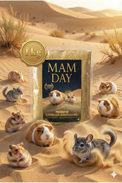 Mam Day Chinchilla - Hamster ,- Ginepig Banyo Kumu, Kemirgen Kumu 1 Kg.