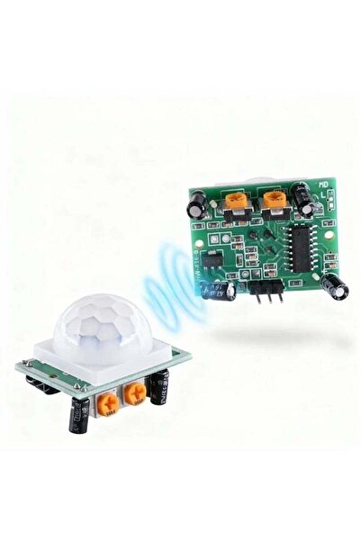 Arduino وحدة استشعار الحركة بالأشعة تحت الحمراء HW-416 - كاشف جسم الإنسان بالأشعة تحت الحمراء، حساسية وتأخير قابلان للتعديل، أردو