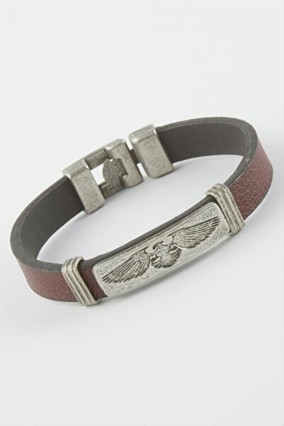 cleovibe Double Headed Eagle Faux Leather Bracelet