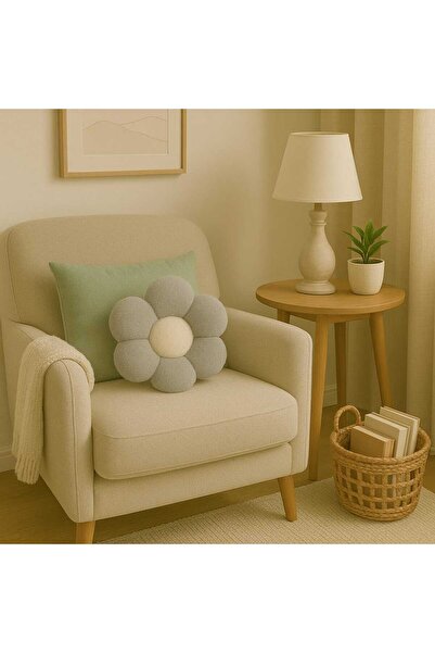CHIZGY Soft Plush Daisy Decorative Pillow – Anti-Allergic, Imported Fabric, Spring Chic Throw Pillow and Cushion