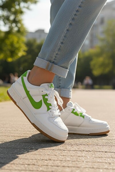 dehaine Women's sneakers made of eco-leather, N22 Green