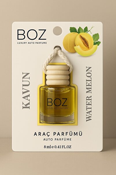 Boz Aksesuar Silindir Araç Parfümü Kavun Kokusu