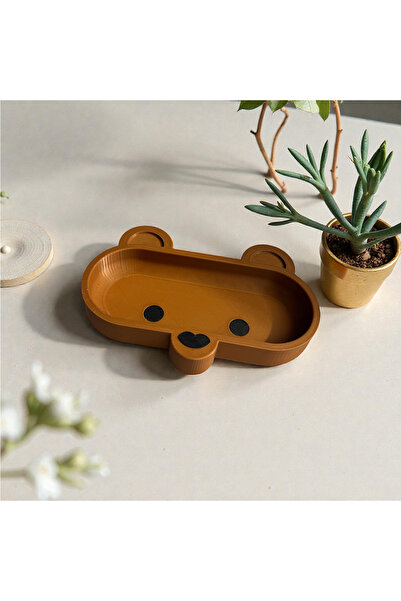 tridori حامل نظارات بتصميم دب مزخرف - منظم مكتبي ممتع